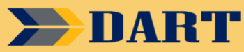 DART logo in yellow and blue
