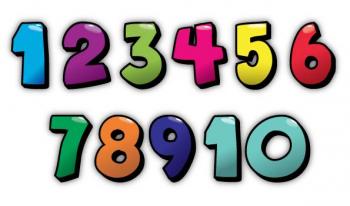 Picture of numbers 1 through 10