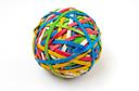 rubberband ball