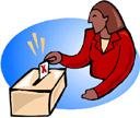 Person voting