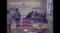 Screen shot of Walking Dictation youtube video