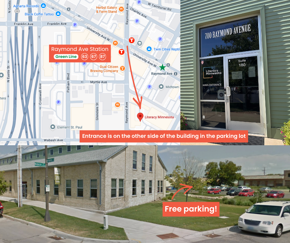 Map to Open Door location.